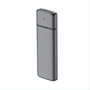 Aisens Caja Externa M.2 ASM2-002G SATA/NVMe USB 3.2 Gen 2 Gris